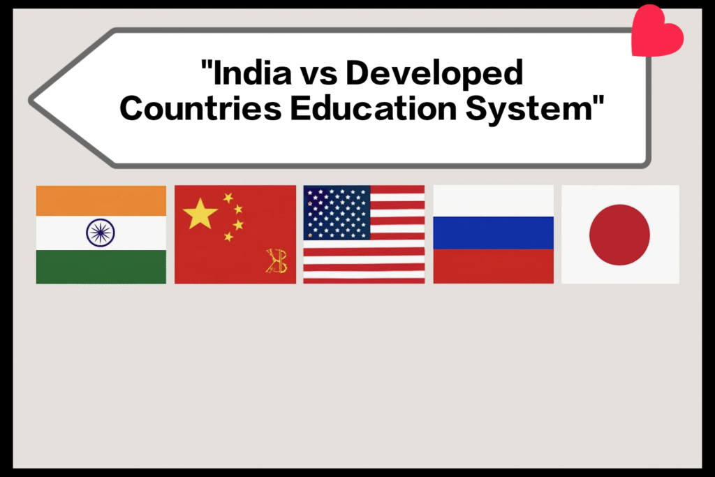 India vs Developed Countries Education 